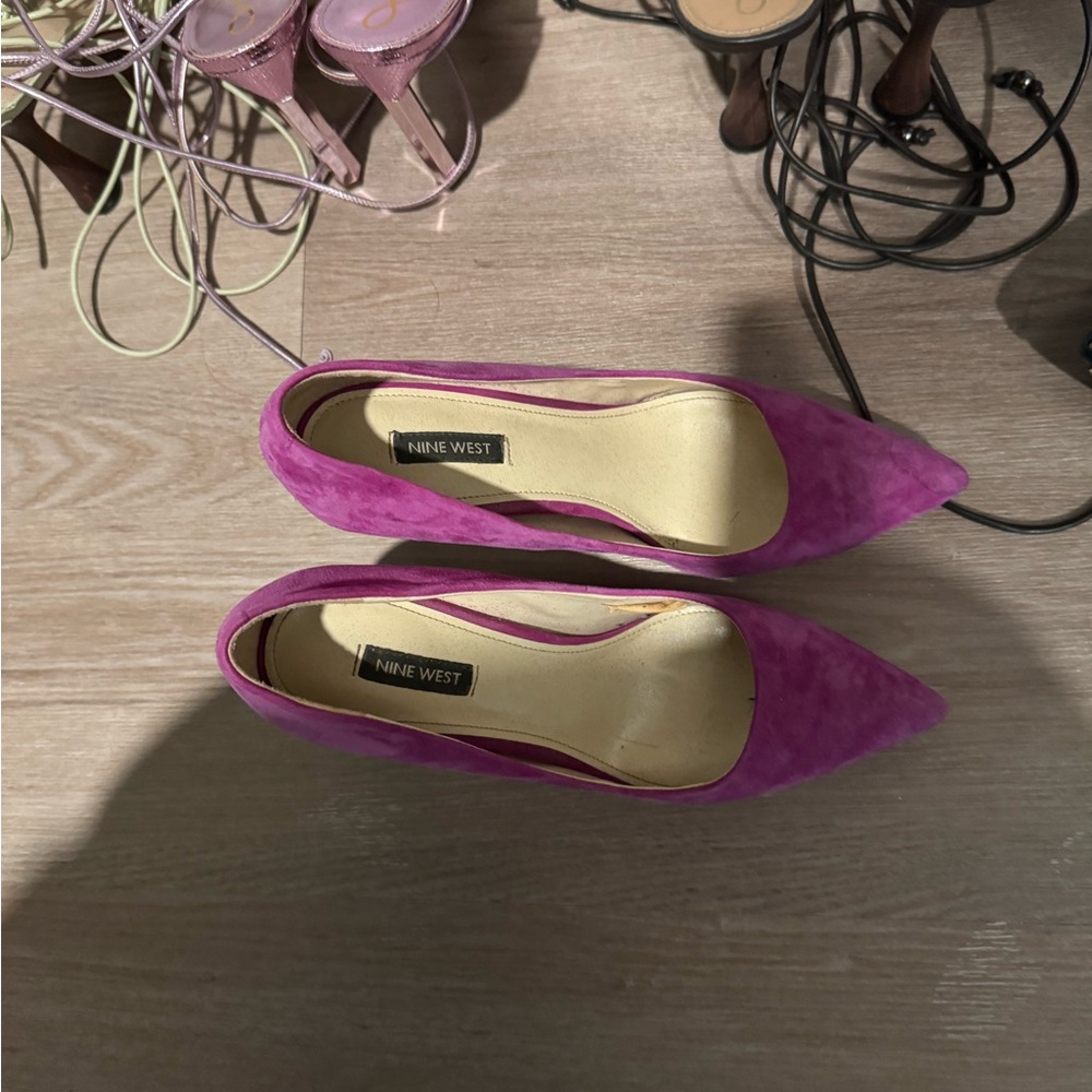 Nine West Suede Heels